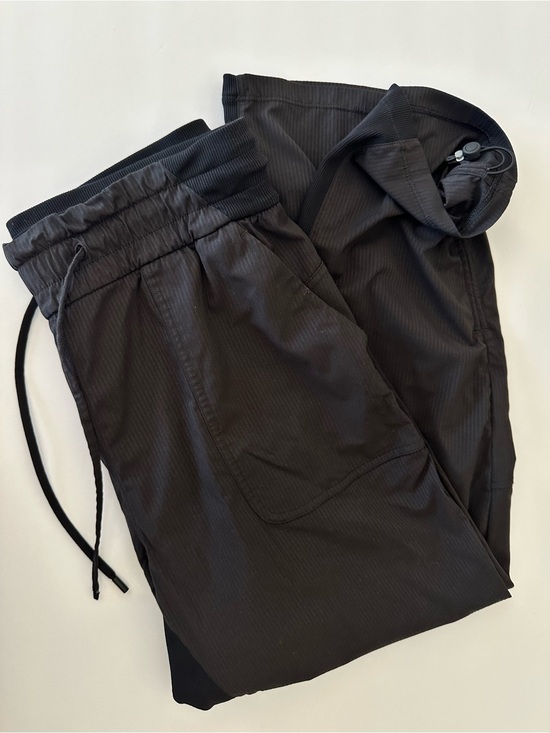 lululemon athletica Pants - lululemon Black Ribbed print pants